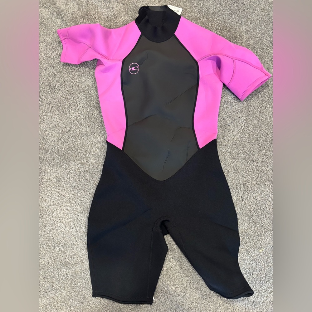O'Neill Vibrant Pink and Black Wetsuit